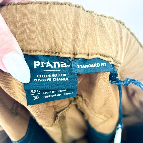 PRANA Men's Stretch Zio Top-Out Pants XXL Brown Sepia Straight Leg Hiking NWT - Picture 11 of 12